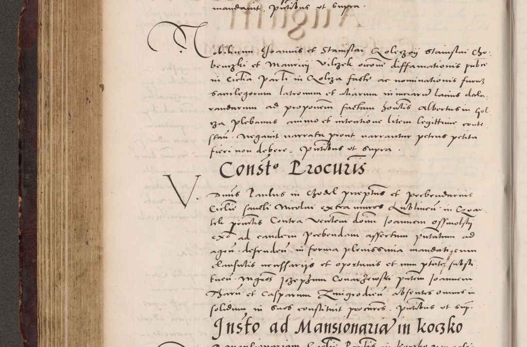 Zdjęcie nr 294 dla obiektu archiwalnego: Acta actorum causarum, sentenciarum tam diffinitivarum quam interloquutoriarum, decretorum, obligationum, quietationum et constitucionum procuratorum coram reverendo domino Bartholomeo Ganthkowski cancellario Gnesnensi, archidiacono et reverendissimi in Christo patris domini Andree Dei gratia episcopi Cracoviensis vicario in spiritualibus generali Cracoviensi ad annum Domini millesimum quingentesimum quingentesimum secundum, cuius indictio decima, pontificatus Julii pape tercii, annus tercius, foeliciter continuantur.