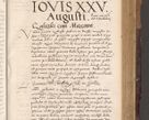 Zdjęcie nr 293 dla obiektu archiwalnego: Acta actorum causarum, sentenciarum tam diffinitivarum quam interloquutoriarum, decretorum, obligationum, quietationum et constitucionum procuratorum coram reverendo domino Bartholomeo Ganthkowski cancellario Gnesnensi, archidiacono et reverendissimi in Christo patris domini Andree Dei gratia episcopi Cracoviensis vicario in spiritualibus generali Cracoviensi ad annum Domini millesimum quingentesimum quingentesimum secundum, cuius indictio decima, pontificatus Julii pape tercii, annus tercius, foeliciter continuantur.
