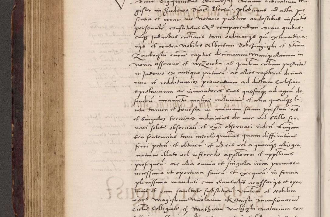 Zdjęcie nr 292 dla obiektu archiwalnego: Acta actorum causarum, sentenciarum tam diffinitivarum quam interloquutoriarum, decretorum, obligationum, quietationum et constitucionum procuratorum coram reverendo domino Bartholomeo Ganthkowski cancellario Gnesnensi, archidiacono et reverendissimi in Christo patris domini Andree Dei gratia episcopi Cracoviensis vicario in spiritualibus generali Cracoviensi ad annum Domini millesimum quingentesimum quingentesimum secundum, cuius indictio decima, pontificatus Julii pape tercii, annus tercius, foeliciter continuantur.