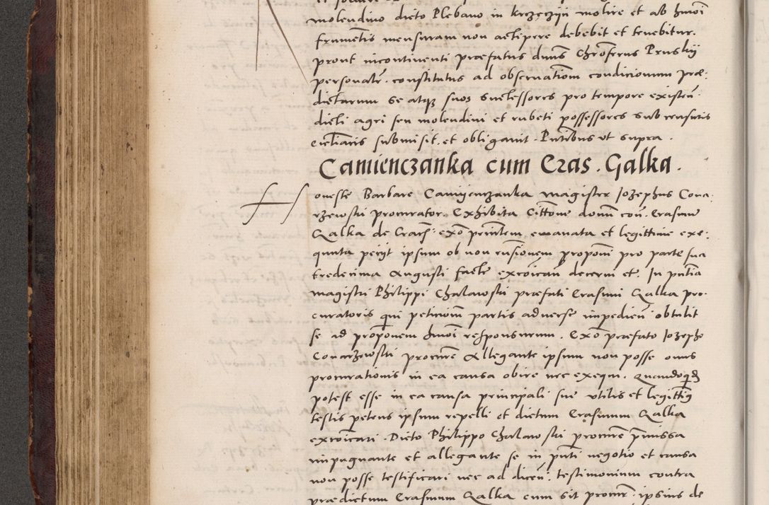 Zdjęcie nr 290 dla obiektu archiwalnego: Acta actorum causarum, sentenciarum tam diffinitivarum quam interloquutoriarum, decretorum, obligationum, quietationum et constitucionum procuratorum coram reverendo domino Bartholomeo Ganthkowski cancellario Gnesnensi, archidiacono et reverendissimi in Christo patris domini Andree Dei gratia episcopi Cracoviensis vicario in spiritualibus generali Cracoviensi ad annum Domini millesimum quingentesimum quingentesimum secundum, cuius indictio decima, pontificatus Julii pape tercii, annus tercius, foeliciter continuantur.