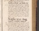 Zdjęcie nr 287 dla obiektu archiwalnego: Acta actorum causarum, sentenciarum tam diffinitivarum quam interloquutoriarum, decretorum, obligationum, quietationum et constitucionum procuratorum coram reverendo domino Bartholomeo Ganthkowski cancellario Gnesnensi, archidiacono et reverendissimi in Christo patris domini Andree Dei gratia episcopi Cracoviensis vicario in spiritualibus generali Cracoviensi ad annum Domini millesimum quingentesimum quingentesimum secundum, cuius indictio decima, pontificatus Julii pape tercii, annus tercius, foeliciter continuantur.