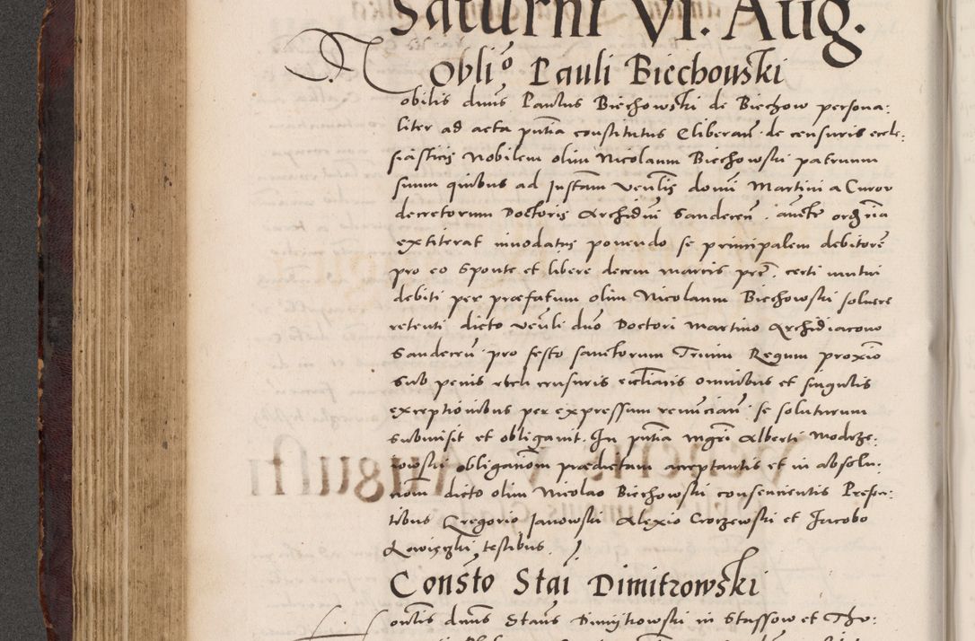 Zdjęcie nr 280 dla obiektu archiwalnego: Acta actorum causarum, sentenciarum tam diffinitivarum quam interloquutoriarum, decretorum, obligationum, quietationum et constitucionum procuratorum coram reverendo domino Bartholomeo Ganthkowski cancellario Gnesnensi, archidiacono et reverendissimi in Christo patris domini Andree Dei gratia episcopi Cracoviensis vicario in spiritualibus generali Cracoviensi ad annum Domini millesimum quingentesimum quingentesimum secundum, cuius indictio decima, pontificatus Julii pape tercii, annus tercius, foeliciter continuantur.