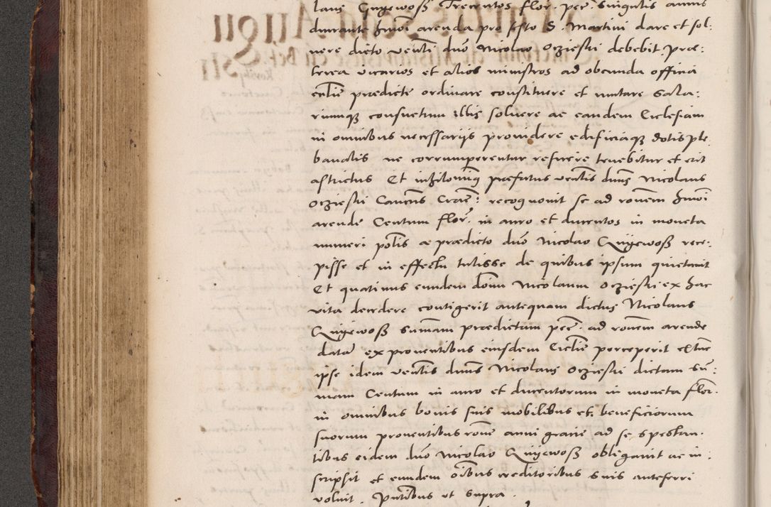 Zdjęcie nr 278 dla obiektu archiwalnego: Acta actorum causarum, sentenciarum tam diffinitivarum quam interloquutoriarum, decretorum, obligationum, quietationum et constitucionum procuratorum coram reverendo domino Bartholomeo Ganthkowski cancellario Gnesnensi, archidiacono et reverendissimi in Christo patris domini Andree Dei gratia episcopi Cracoviensis vicario in spiritualibus generali Cracoviensi ad annum Domini millesimum quingentesimum quingentesimum secundum, cuius indictio decima, pontificatus Julii pape tercii, annus tercius, foeliciter continuantur.