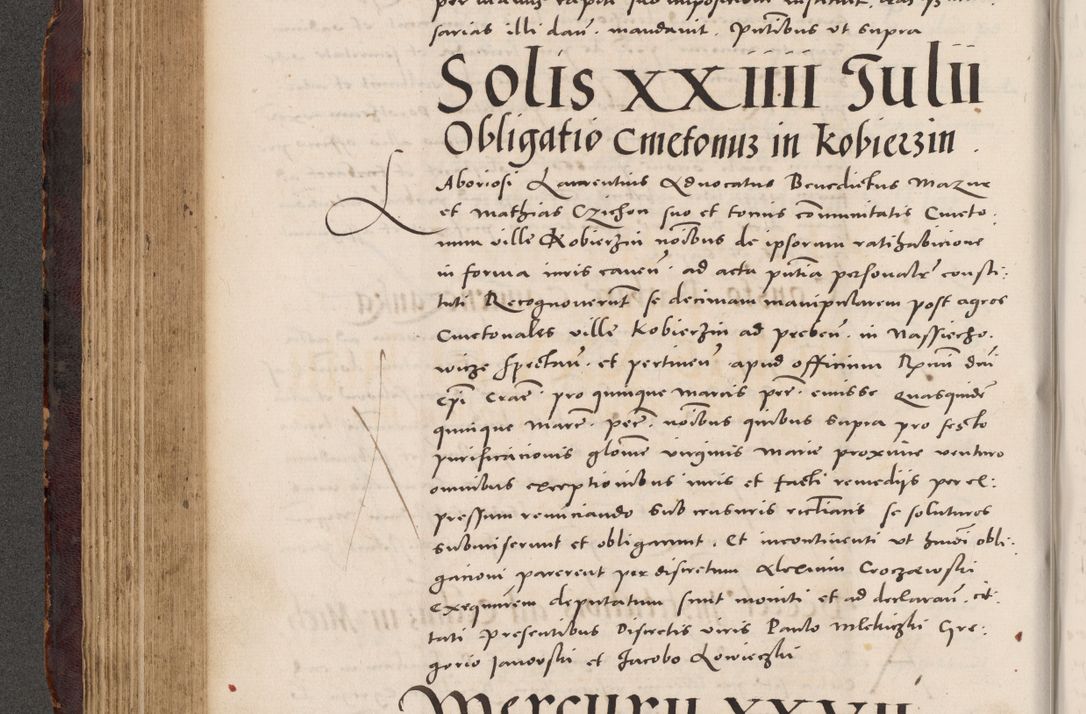 Zdjęcie nr 272 dla obiektu archiwalnego: Acta actorum causarum, sentenciarum tam diffinitivarum quam interloquutoriarum, decretorum, obligationum, quietationum et constitucionum procuratorum coram reverendo domino Bartholomeo Ganthkowski cancellario Gnesnensi, archidiacono et reverendissimi in Christo patris domini Andree Dei gratia episcopi Cracoviensis vicario in spiritualibus generali Cracoviensi ad annum Domini millesimum quingentesimum quingentesimum secundum, cuius indictio decima, pontificatus Julii pape tercii, annus tercius, foeliciter continuantur.