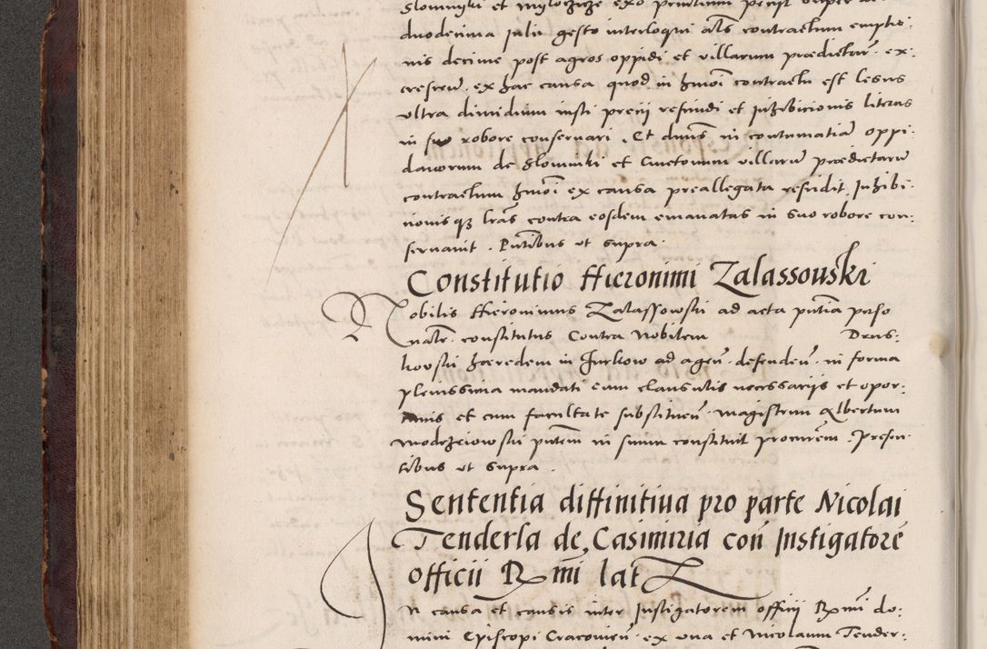 Zdjęcie nr 266 dla obiektu archiwalnego: Acta actorum causarum, sentenciarum tam diffinitivarum quam interloquutoriarum, decretorum, obligationum, quietationum et constitucionum procuratorum coram reverendo domino Bartholomeo Ganthkowski cancellario Gnesnensi, archidiacono et reverendissimi in Christo patris domini Andree Dei gratia episcopi Cracoviensis vicario in spiritualibus generali Cracoviensi ad annum Domini millesimum quingentesimum quingentesimum secundum, cuius indictio decima, pontificatus Julii pape tercii, annus tercius, foeliciter continuantur.