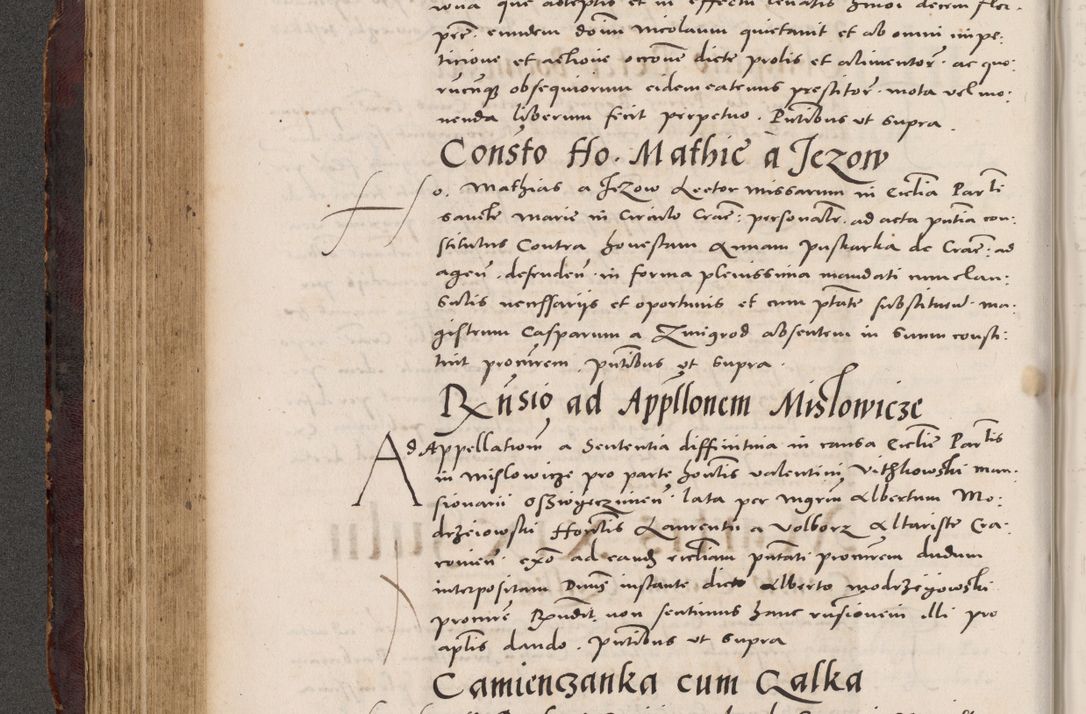 Zdjęcie nr 264 dla obiektu archiwalnego: Acta actorum causarum, sentenciarum tam diffinitivarum quam interloquutoriarum, decretorum, obligationum, quietationum et constitucionum procuratorum coram reverendo domino Bartholomeo Ganthkowski cancellario Gnesnensi, archidiacono et reverendissimi in Christo patris domini Andree Dei gratia episcopi Cracoviensis vicario in spiritualibus generali Cracoviensi ad annum Domini millesimum quingentesimum quingentesimum secundum, cuius indictio decima, pontificatus Julii pape tercii, annus tercius, foeliciter continuantur.
