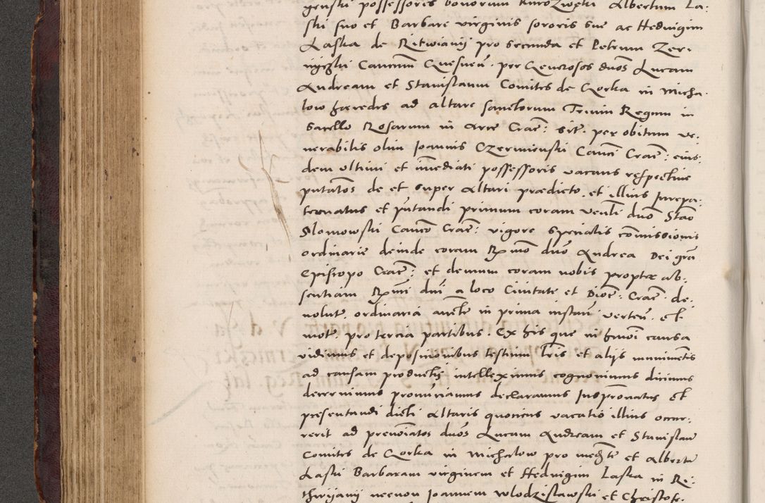 Zdjęcie nr 258 dla obiektu archiwalnego: Acta actorum causarum, sentenciarum tam diffinitivarum quam interloquutoriarum, decretorum, obligationum, quietationum et constitucionum procuratorum coram reverendo domino Bartholomeo Ganthkowski cancellario Gnesnensi, archidiacono et reverendissimi in Christo patris domini Andree Dei gratia episcopi Cracoviensis vicario in spiritualibus generali Cracoviensi ad annum Domini millesimum quingentesimum quingentesimum secundum, cuius indictio decima, pontificatus Julii pape tercii, annus tercius, foeliciter continuantur.