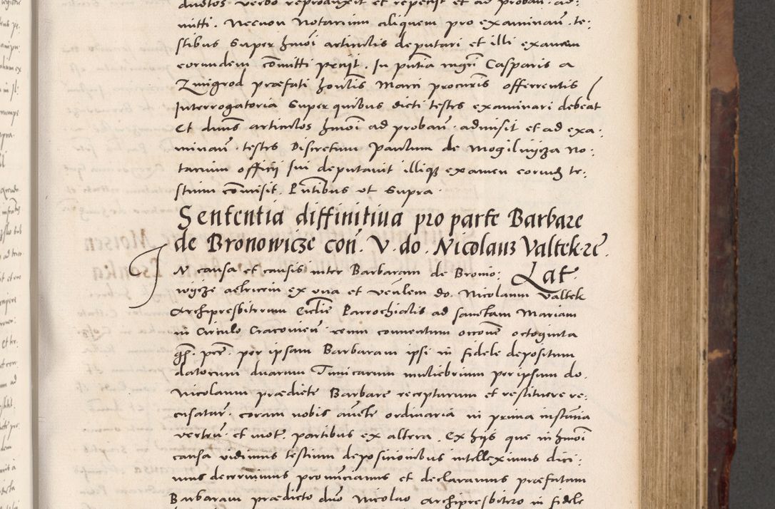 Zdjęcie nr 255 dla obiektu archiwalnego: Acta actorum causarum, sentenciarum tam diffinitivarum quam interloquutoriarum, decretorum, obligationum, quietationum et constitucionum procuratorum coram reverendo domino Bartholomeo Ganthkowski cancellario Gnesnensi, archidiacono et reverendissimi in Christo patris domini Andree Dei gratia episcopi Cracoviensis vicario in spiritualibus generali Cracoviensi ad annum Domini millesimum quingentesimum quingentesimum secundum, cuius indictio decima, pontificatus Julii pape tercii, annus tercius, foeliciter continuantur.