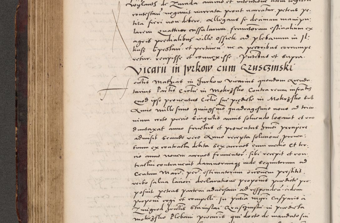 Zdjęcie nr 254 dla obiektu archiwalnego: Acta actorum causarum, sentenciarum tam diffinitivarum quam interloquutoriarum, decretorum, obligationum, quietationum et constitucionum procuratorum coram reverendo domino Bartholomeo Ganthkowski cancellario Gnesnensi, archidiacono et reverendissimi in Christo patris domini Andree Dei gratia episcopi Cracoviensis vicario in spiritualibus generali Cracoviensi ad annum Domini millesimum quingentesimum quingentesimum secundum, cuius indictio decima, pontificatus Julii pape tercii, annus tercius, foeliciter continuantur.