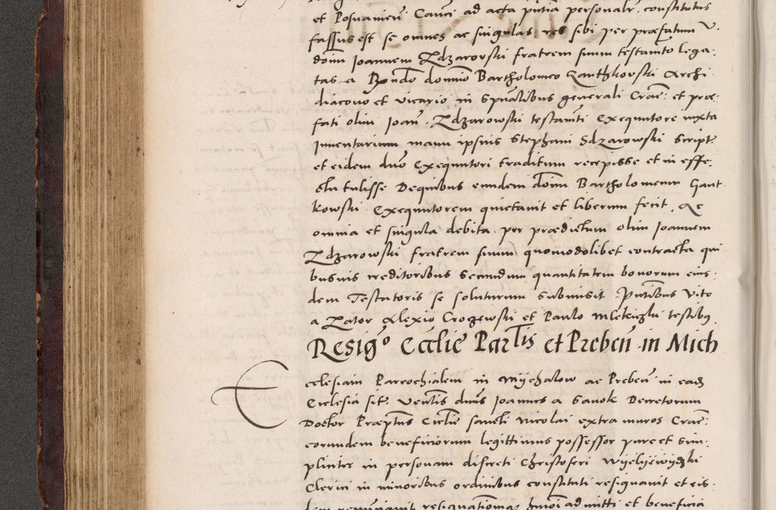 Zdjęcie nr 248 dla obiektu archiwalnego: Acta actorum causarum, sentenciarum tam diffinitivarum quam interloquutoriarum, decretorum, obligationum, quietationum et constitucionum procuratorum coram reverendo domino Bartholomeo Ganthkowski cancellario Gnesnensi, archidiacono et reverendissimi in Christo patris domini Andree Dei gratia episcopi Cracoviensis vicario in spiritualibus generali Cracoviensi ad annum Domini millesimum quingentesimum quingentesimum secundum, cuius indictio decima, pontificatus Julii pape tercii, annus tercius, foeliciter continuantur.