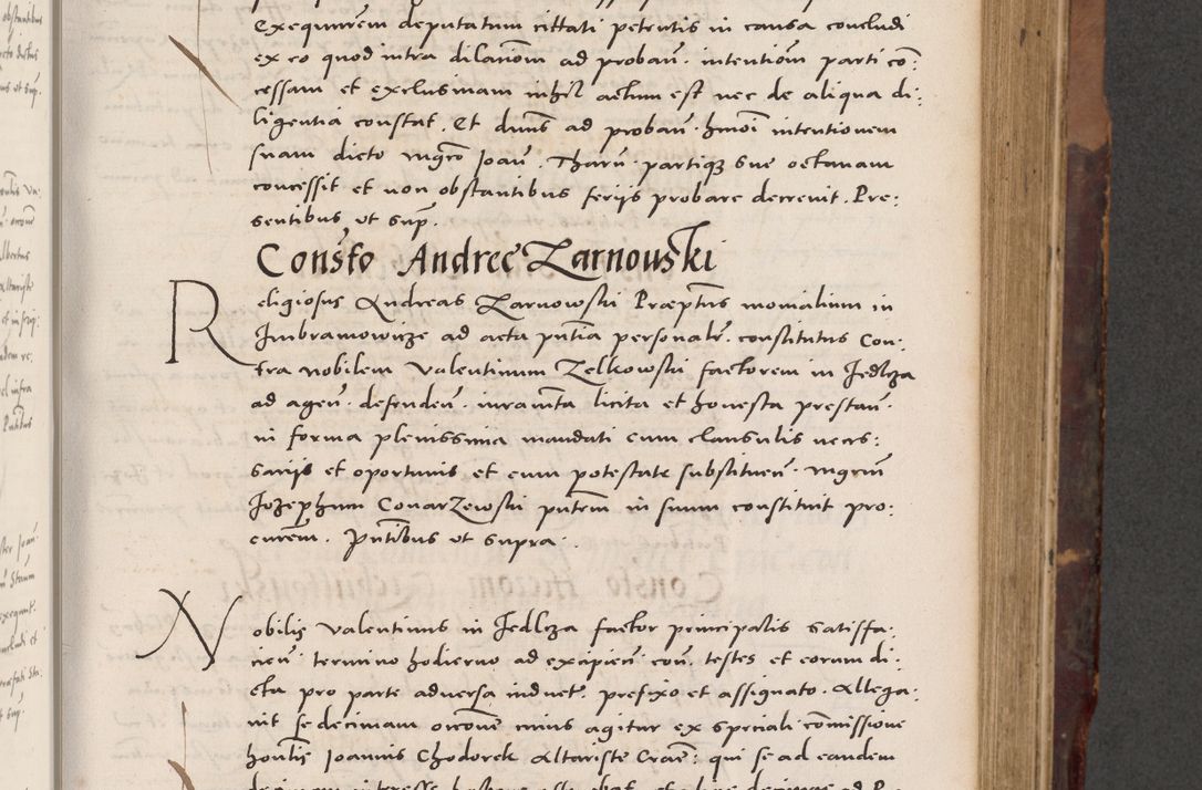 Zdjęcie nr 243 dla obiektu archiwalnego: Acta actorum causarum, sentenciarum tam diffinitivarum quam interloquutoriarum, decretorum, obligationum, quietationum et constitucionum procuratorum coram reverendo domino Bartholomeo Ganthkowski cancellario Gnesnensi, archidiacono et reverendissimi in Christo patris domini Andree Dei gratia episcopi Cracoviensis vicario in spiritualibus generali Cracoviensi ad annum Domini millesimum quingentesimum quingentesimum secundum, cuius indictio decima, pontificatus Julii pape tercii, annus tercius, foeliciter continuantur.