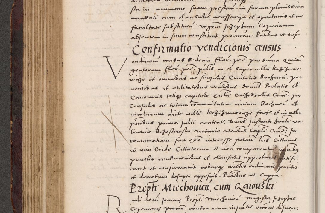 Zdjęcie nr 238 dla obiektu archiwalnego: Acta actorum causarum, sentenciarum tam diffinitivarum quam interloquutoriarum, decretorum, obligationum, quietationum et constitucionum procuratorum coram reverendo domino Bartholomeo Ganthkowski cancellario Gnesnensi, archidiacono et reverendissimi in Christo patris domini Andree Dei gratia episcopi Cracoviensis vicario in spiritualibus generali Cracoviensi ad annum Domini millesimum quingentesimum quingentesimum secundum, cuius indictio decima, pontificatus Julii pape tercii, annus tercius, foeliciter continuantur.