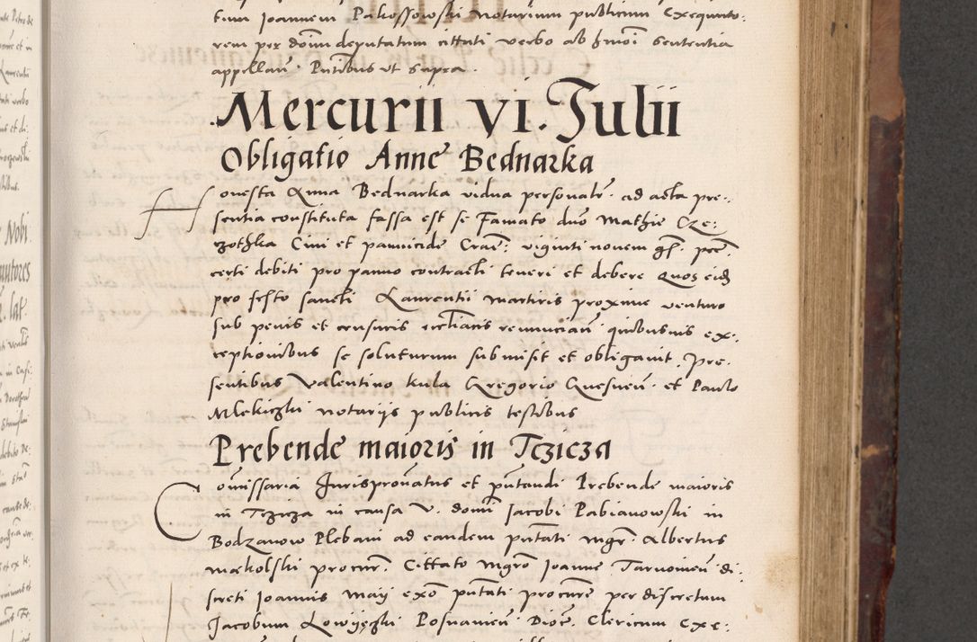 Zdjęcie nr 231 dla obiektu archiwalnego: Acta actorum causarum, sentenciarum tam diffinitivarum quam interloquutoriarum, decretorum, obligationum, quietationum et constitucionum procuratorum coram reverendo domino Bartholomeo Ganthkowski cancellario Gnesnensi, archidiacono et reverendissimi in Christo patris domini Andree Dei gratia episcopi Cracoviensis vicario in spiritualibus generali Cracoviensi ad annum Domini millesimum quingentesimum quingentesimum secundum, cuius indictio decima, pontificatus Julii pape tercii, annus tercius, foeliciter continuantur.
