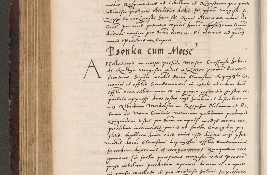 Zdjęcie nr 226 dla obiektu archiwalnego: Acta actorum causarum, sentenciarum tam diffinitivarum quam interloquutoriarum, decretorum, obligationum, quietationum et constitucionum procuratorum coram reverendo domino Bartholomeo Ganthkowski cancellario Gnesnensi, archidiacono et reverendissimi in Christo patris domini Andree Dei gratia episcopi Cracoviensis vicario in spiritualibus generali Cracoviensi ad annum Domini millesimum quingentesimum quingentesimum secundum, cuius indictio decima, pontificatus Julii pape tercii, annus tercius, foeliciter continuantur.