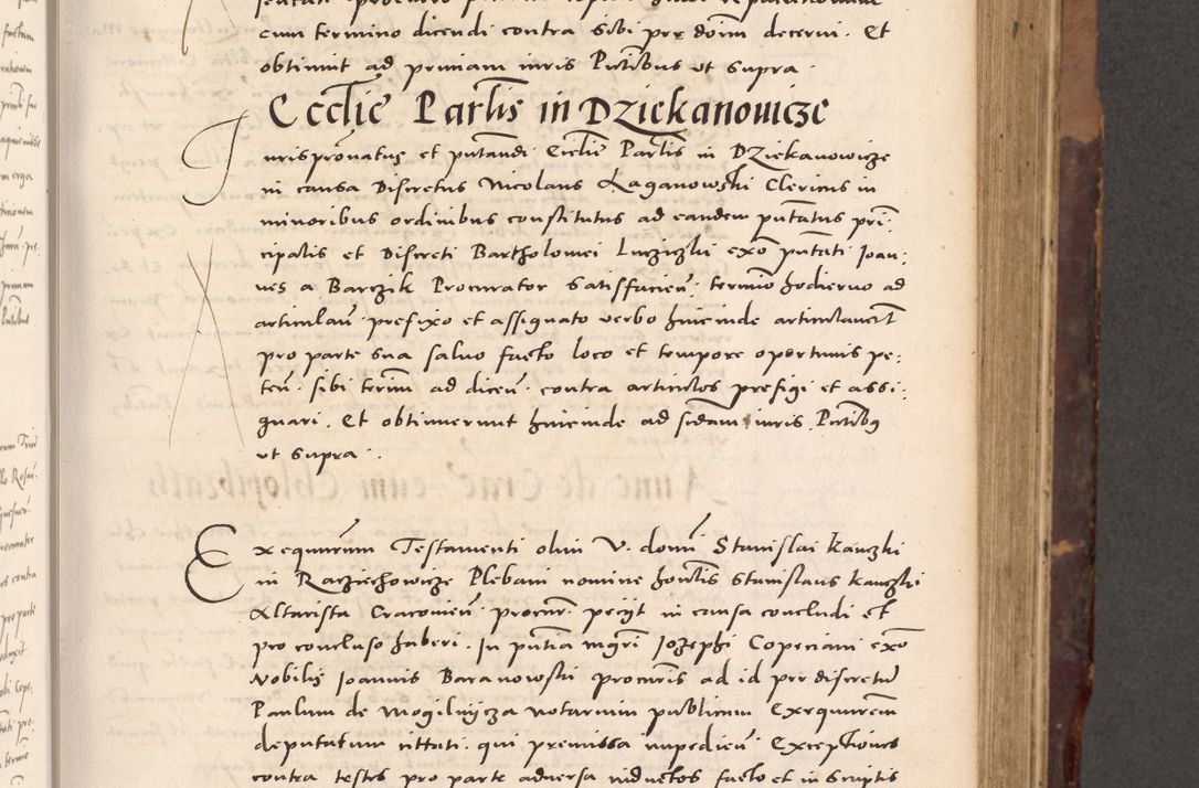 Zdjęcie nr 223 dla obiektu archiwalnego: Acta actorum causarum, sentenciarum tam diffinitivarum quam interloquutoriarum, decretorum, obligationum, quietationum et constitucionum procuratorum coram reverendo domino Bartholomeo Ganthkowski cancellario Gnesnensi, archidiacono et reverendissimi in Christo patris domini Andree Dei gratia episcopi Cracoviensis vicario in spiritualibus generali Cracoviensi ad annum Domini millesimum quingentesimum quingentesimum secundum, cuius indictio decima, pontificatus Julii pape tercii, annus tercius, foeliciter continuantur.