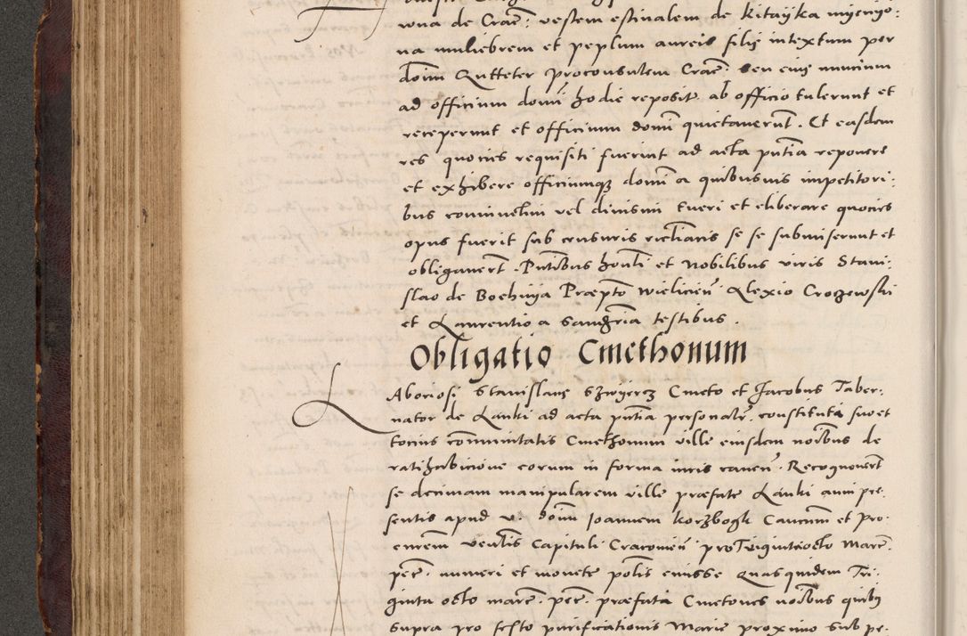 Zdjęcie nr 218 dla obiektu archiwalnego: Acta actorum causarum, sentenciarum tam diffinitivarum quam interloquutoriarum, decretorum, obligationum, quietationum et constitucionum procuratorum coram reverendo domino Bartholomeo Ganthkowski cancellario Gnesnensi, archidiacono et reverendissimi in Christo patris domini Andree Dei gratia episcopi Cracoviensis vicario in spiritualibus generali Cracoviensi ad annum Domini millesimum quingentesimum quingentesimum secundum, cuius indictio decima, pontificatus Julii pape tercii, annus tercius, foeliciter continuantur.