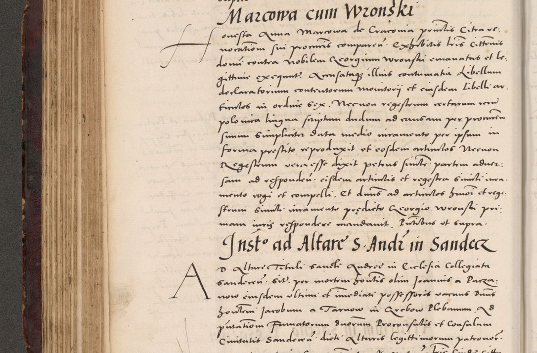 Zdjęcie nr 208 dla obiektu archiwalnego: Acta actorum causarum, sentenciarum tam diffinitivarum quam interloquutoriarum, decretorum, obligationum, quietationum et constitucionum procuratorum coram reverendo domino Bartholomeo Ganthkowski cancellario Gnesnensi, archidiacono et reverendissimi in Christo patris domini Andree Dei gratia episcopi Cracoviensis vicario in spiritualibus generali Cracoviensi ad annum Domini millesimum quingentesimum quingentesimum secundum, cuius indictio decima, pontificatus Julii pape tercii, annus tercius, foeliciter continuantur.