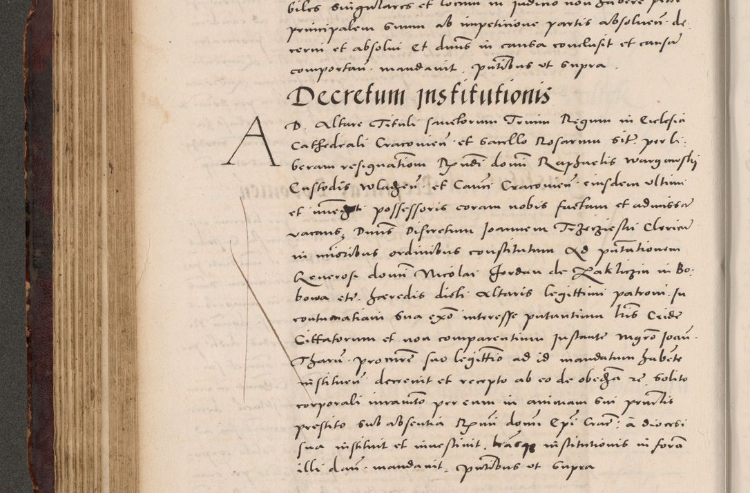 Zdjęcie nr 204 dla obiektu archiwalnego: Acta actorum causarum, sentenciarum tam diffinitivarum quam interloquutoriarum, decretorum, obligationum, quietationum et constitucionum procuratorum coram reverendo domino Bartholomeo Ganthkowski cancellario Gnesnensi, archidiacono et reverendissimi in Christo patris domini Andree Dei gratia episcopi Cracoviensis vicario in spiritualibus generali Cracoviensi ad annum Domini millesimum quingentesimum quingentesimum secundum, cuius indictio decima, pontificatus Julii pape tercii, annus tercius, foeliciter continuantur.