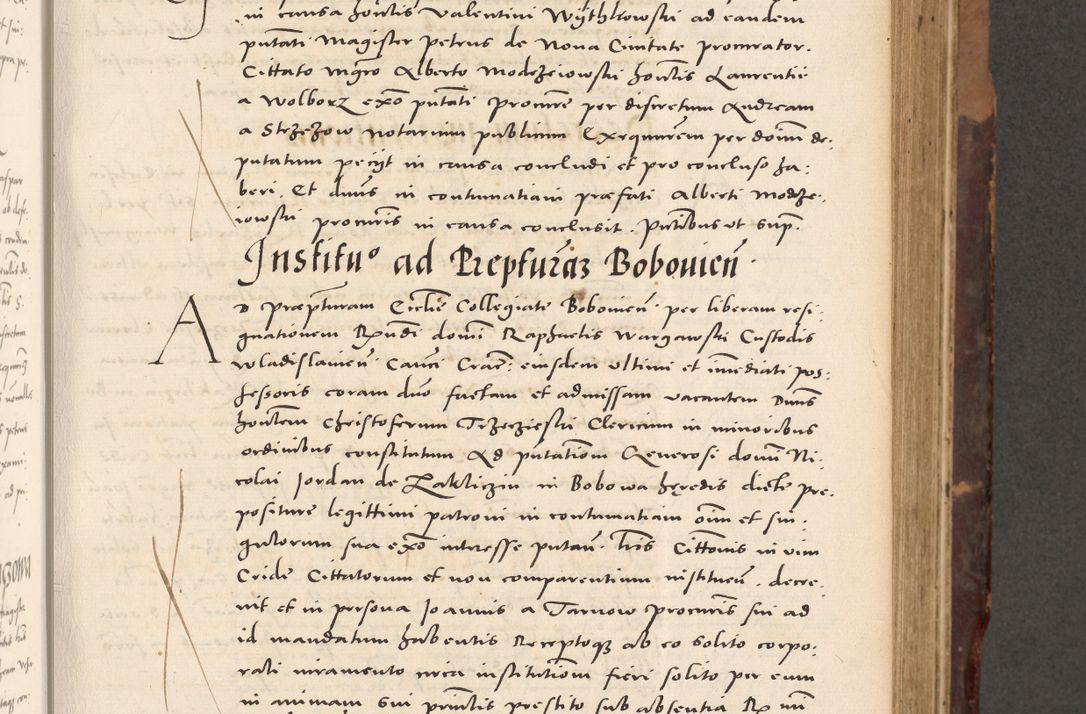 Zdjęcie nr 203 dla obiektu archiwalnego: Acta actorum causarum, sentenciarum tam diffinitivarum quam interloquutoriarum, decretorum, obligationum, quietationum et constitucionum procuratorum coram reverendo domino Bartholomeo Ganthkowski cancellario Gnesnensi, archidiacono et reverendissimi in Christo patris domini Andree Dei gratia episcopi Cracoviensis vicario in spiritualibus generali Cracoviensi ad annum Domini millesimum quingentesimum quingentesimum secundum, cuius indictio decima, pontificatus Julii pape tercii, annus tercius, foeliciter continuantur.