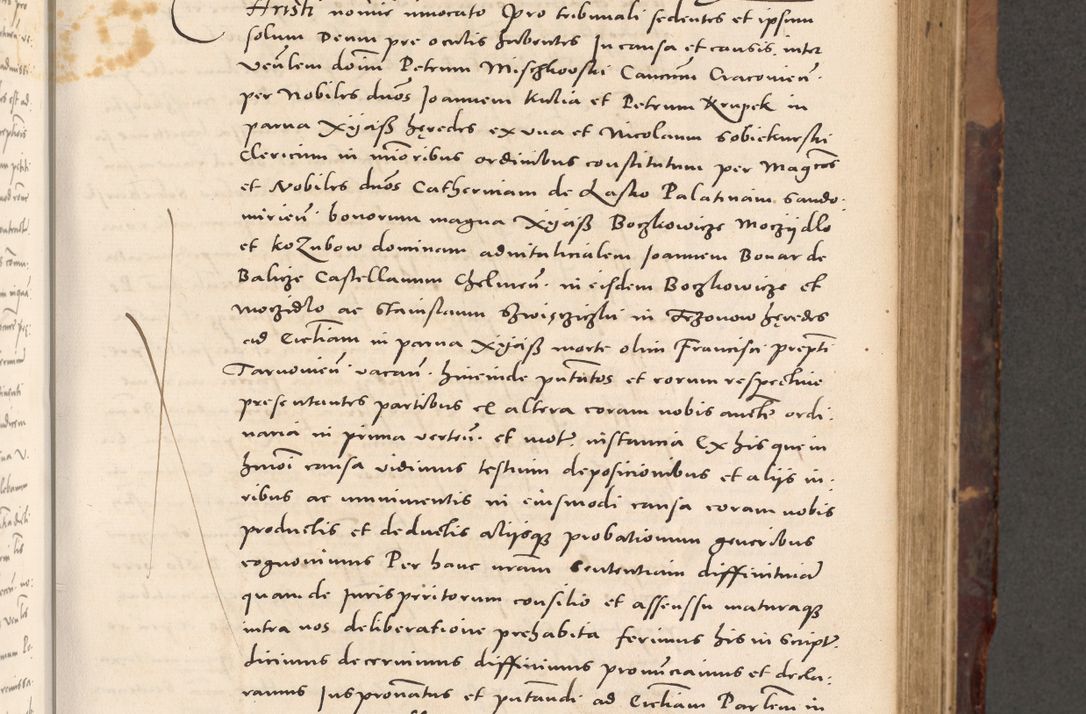 Zdjęcie nr 197 dla obiektu archiwalnego: Acta actorum causarum, sentenciarum tam diffinitivarum quam interloquutoriarum, decretorum, obligationum, quietationum et constitucionum procuratorum coram reverendo domino Bartholomeo Ganthkowski cancellario Gnesnensi, archidiacono et reverendissimi in Christo patris domini Andree Dei gratia episcopi Cracoviensis vicario in spiritualibus generali Cracoviensi ad annum Domini millesimum quingentesimum quingentesimum secundum, cuius indictio decima, pontificatus Julii pape tercii, annus tercius, foeliciter continuantur.