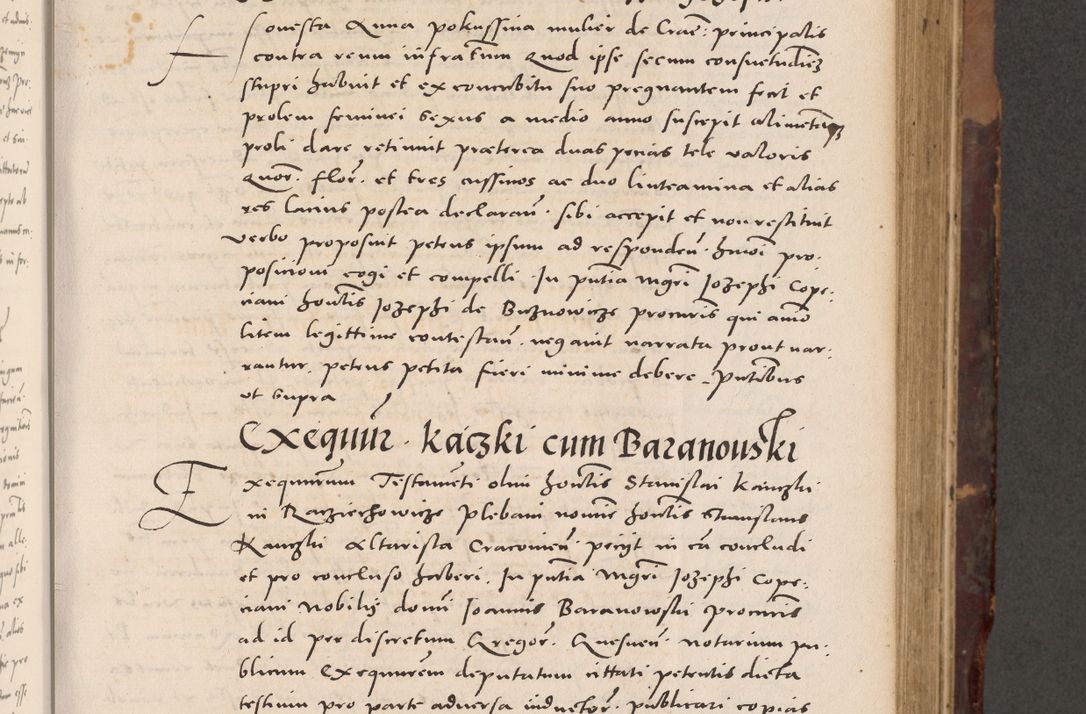 Zdjęcie nr 195 dla obiektu archiwalnego: Acta actorum causarum, sentenciarum tam diffinitivarum quam interloquutoriarum, decretorum, obligationum, quietationum et constitucionum procuratorum coram reverendo domino Bartholomeo Ganthkowski cancellario Gnesnensi, archidiacono et reverendissimi in Christo patris domini Andree Dei gratia episcopi Cracoviensis vicario in spiritualibus generali Cracoviensi ad annum Domini millesimum quingentesimum quingentesimum secundum, cuius indictio decima, pontificatus Julii pape tercii, annus tercius, foeliciter continuantur.