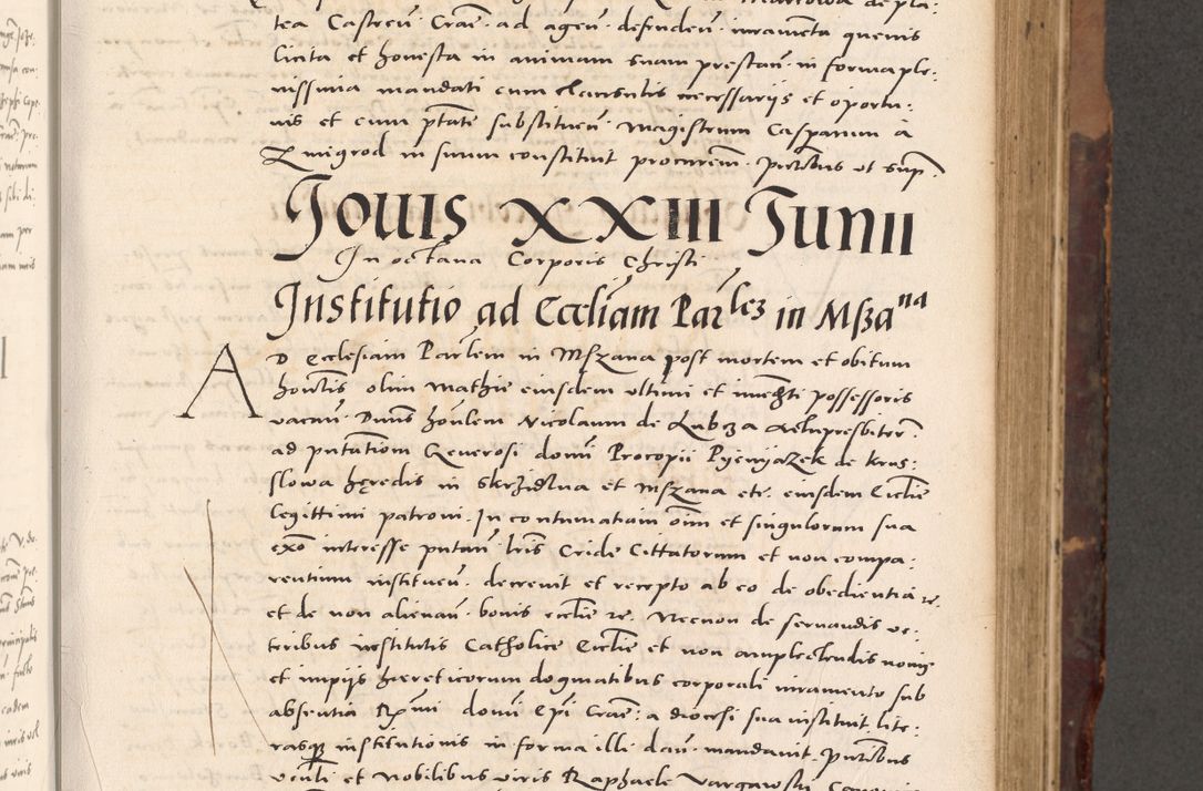 Zdjęcie nr 191 dla obiektu archiwalnego: Acta actorum causarum, sentenciarum tam diffinitivarum quam interloquutoriarum, decretorum, obligationum, quietationum et constitucionum procuratorum coram reverendo domino Bartholomeo Ganthkowski cancellario Gnesnensi, archidiacono et reverendissimi in Christo patris domini Andree Dei gratia episcopi Cracoviensis vicario in spiritualibus generali Cracoviensi ad annum Domini millesimum quingentesimum quingentesimum secundum, cuius indictio decima, pontificatus Julii pape tercii, annus tercius, foeliciter continuantur.