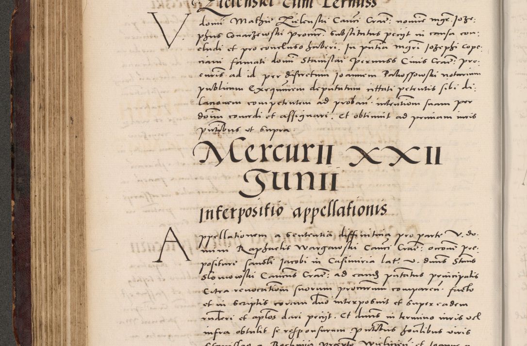Zdjęcie nr 190 dla obiektu archiwalnego: Acta actorum causarum, sentenciarum tam diffinitivarum quam interloquutoriarum, decretorum, obligationum, quietationum et constitucionum procuratorum coram reverendo domino Bartholomeo Ganthkowski cancellario Gnesnensi, archidiacono et reverendissimi in Christo patris domini Andree Dei gratia episcopi Cracoviensis vicario in spiritualibus generali Cracoviensi ad annum Domini millesimum quingentesimum quingentesimum secundum, cuius indictio decima, pontificatus Julii pape tercii, annus tercius, foeliciter continuantur.