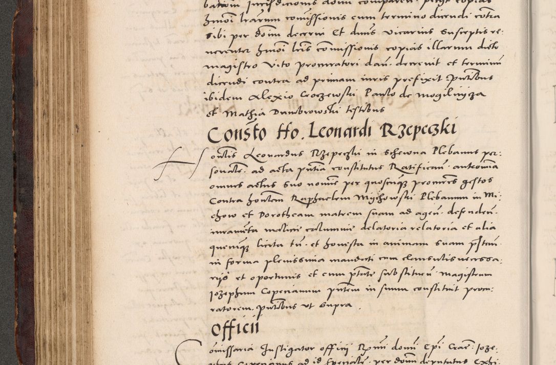 Zdjęcie nr 184 dla obiektu archiwalnego: Acta actorum causarum, sentenciarum tam diffinitivarum quam interloquutoriarum, decretorum, obligationum, quietationum et constitucionum procuratorum coram reverendo domino Bartholomeo Ganthkowski cancellario Gnesnensi, archidiacono et reverendissimi in Christo patris domini Andree Dei gratia episcopi Cracoviensis vicario in spiritualibus generali Cracoviensi ad annum Domini millesimum quingentesimum quingentesimum secundum, cuius indictio decima, pontificatus Julii pape tercii, annus tercius, foeliciter continuantur.