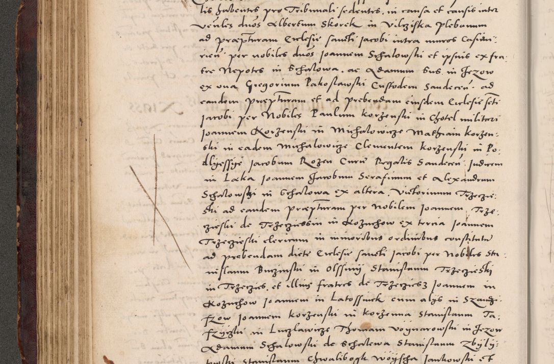 Zdjęcie nr 170 dla obiektu archiwalnego: Acta actorum causarum, sentenciarum tam diffinitivarum quam interloquutoriarum, decretorum, obligationum, quietationum et constitucionum procuratorum coram reverendo domino Bartholomeo Ganthkowski cancellario Gnesnensi, archidiacono et reverendissimi in Christo patris domini Andree Dei gratia episcopi Cracoviensis vicario in spiritualibus generali Cracoviensi ad annum Domini millesimum quingentesimum quingentesimum secundum, cuius indictio decima, pontificatus Julii pape tercii, annus tercius, foeliciter continuantur.