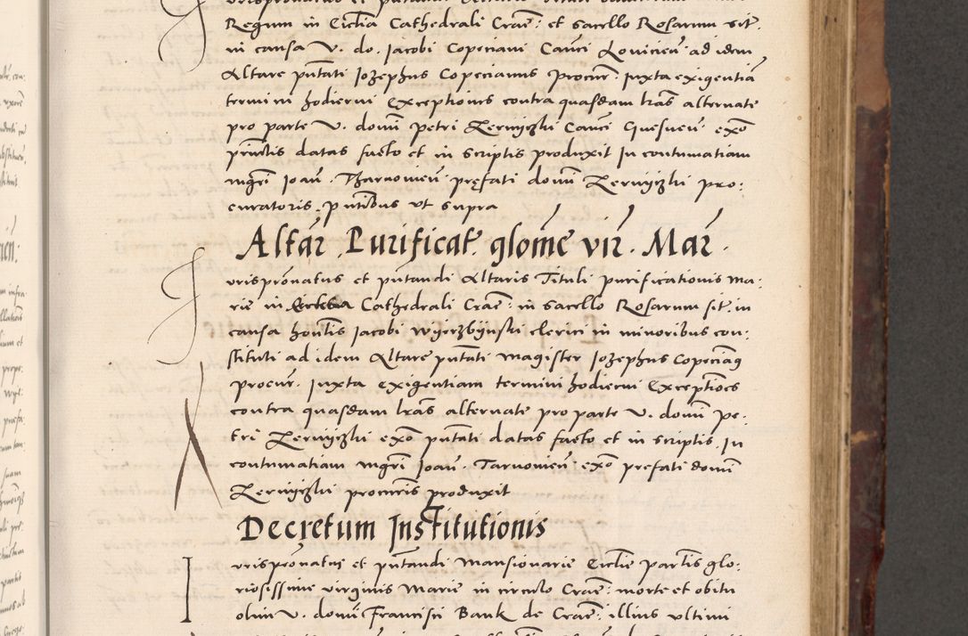 Zdjęcie nr 165 dla obiektu archiwalnego: Acta actorum causarum, sentenciarum tam diffinitivarum quam interloquutoriarum, decretorum, obligationum, quietationum et constitucionum procuratorum coram reverendo domino Bartholomeo Ganthkowski cancellario Gnesnensi, archidiacono et reverendissimi in Christo patris domini Andree Dei gratia episcopi Cracoviensis vicario in spiritualibus generali Cracoviensi ad annum Domini millesimum quingentesimum quingentesimum secundum, cuius indictio decima, pontificatus Julii pape tercii, annus tercius, foeliciter continuantur.