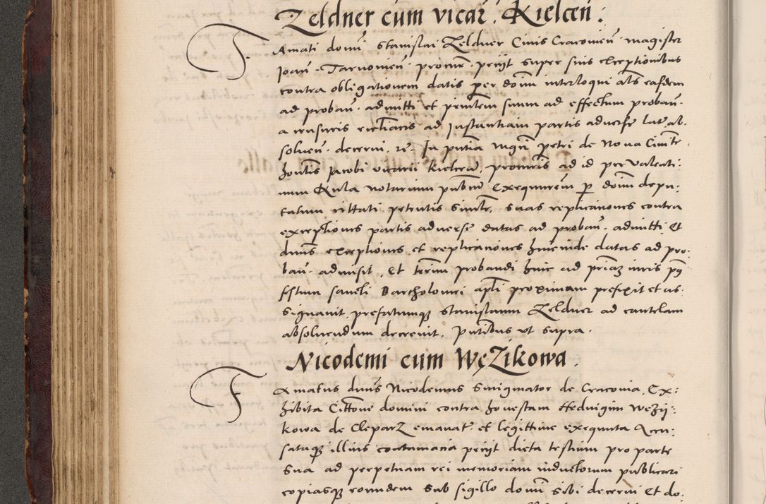 Zdjęcie nr 162 dla obiektu archiwalnego: Acta actorum causarum, sentenciarum tam diffinitivarum quam interloquutoriarum, decretorum, obligationum, quietationum et constitucionum procuratorum coram reverendo domino Bartholomeo Ganthkowski cancellario Gnesnensi, archidiacono et reverendissimi in Christo patris domini Andree Dei gratia episcopi Cracoviensis vicario in spiritualibus generali Cracoviensi ad annum Domini millesimum quingentesimum quingentesimum secundum, cuius indictio decima, pontificatus Julii pape tercii, annus tercius, foeliciter continuantur.