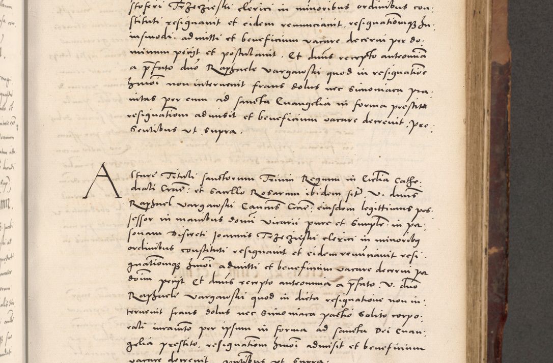 Zdjęcie nr 153 dla obiektu archiwalnego: Acta actorum causarum, sentenciarum tam diffinitivarum quam interloquutoriarum, decretorum, obligationum, quietationum et constitucionum procuratorum coram reverendo domino Bartholomeo Ganthkowski cancellario Gnesnensi, archidiacono et reverendissimi in Christo patris domini Andree Dei gratia episcopi Cracoviensis vicario in spiritualibus generali Cracoviensi ad annum Domini millesimum quingentesimum quingentesimum secundum, cuius indictio decima, pontificatus Julii pape tercii, annus tercius, foeliciter continuantur.