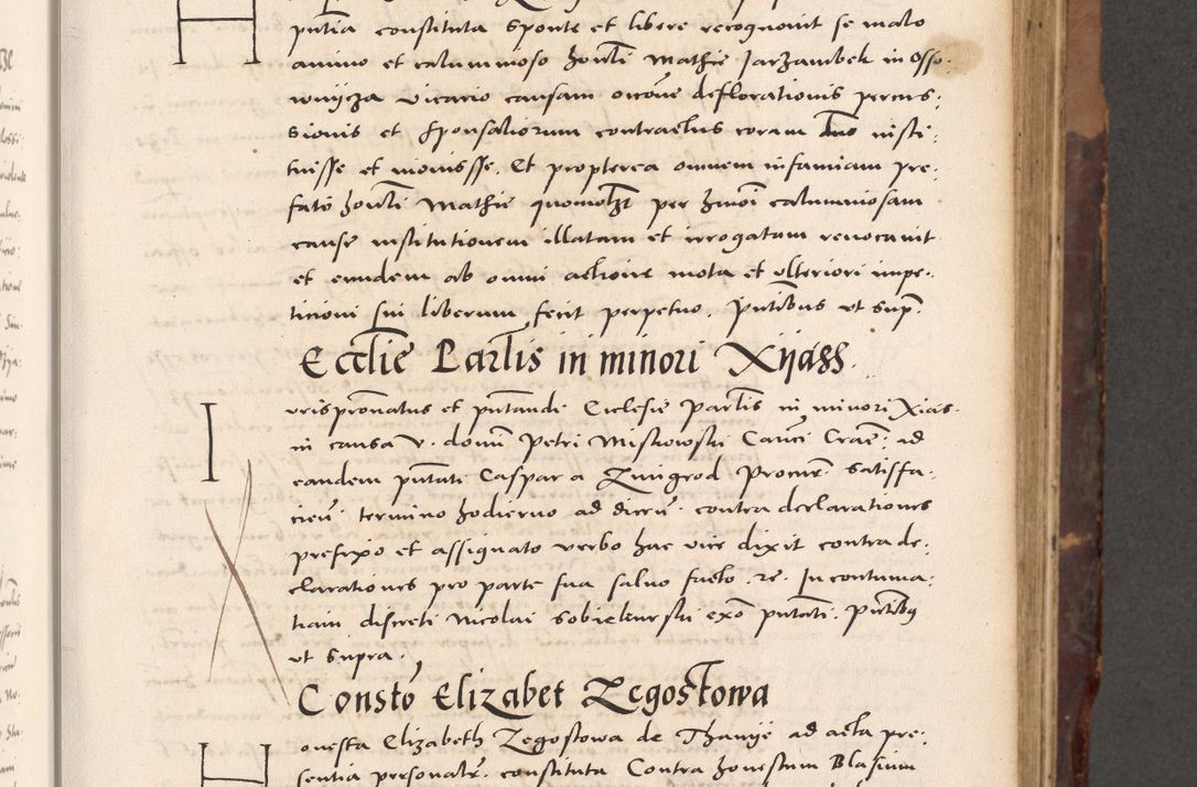 Zdjęcie nr 143 dla obiektu archiwalnego: Acta actorum causarum, sentenciarum tam diffinitivarum quam interloquutoriarum, decretorum, obligationum, quietationum et constitucionum procuratorum coram reverendo domino Bartholomeo Ganthkowski cancellario Gnesnensi, archidiacono et reverendissimi in Christo patris domini Andree Dei gratia episcopi Cracoviensis vicario in spiritualibus generali Cracoviensi ad annum Domini millesimum quingentesimum quingentesimum secundum, cuius indictio decima, pontificatus Julii pape tercii, annus tercius, foeliciter continuantur.