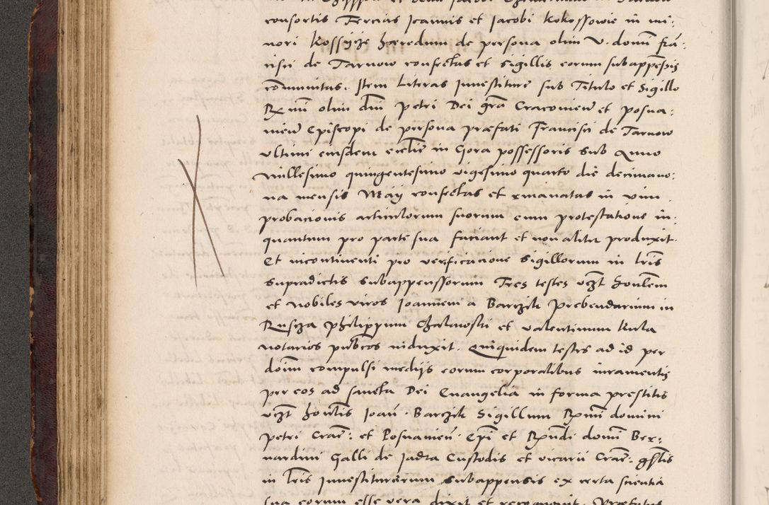 Zdjęcie nr 138 dla obiektu archiwalnego: Acta actorum causarum, sentenciarum tam diffinitivarum quam interloquutoriarum, decretorum, obligationum, quietationum et constitucionum procuratorum coram reverendo domino Bartholomeo Ganthkowski cancellario Gnesnensi, archidiacono et reverendissimi in Christo patris domini Andree Dei gratia episcopi Cracoviensis vicario in spiritualibus generali Cracoviensi ad annum Domini millesimum quingentesimum quingentesimum secundum, cuius indictio decima, pontificatus Julii pape tercii, annus tercius, foeliciter continuantur.