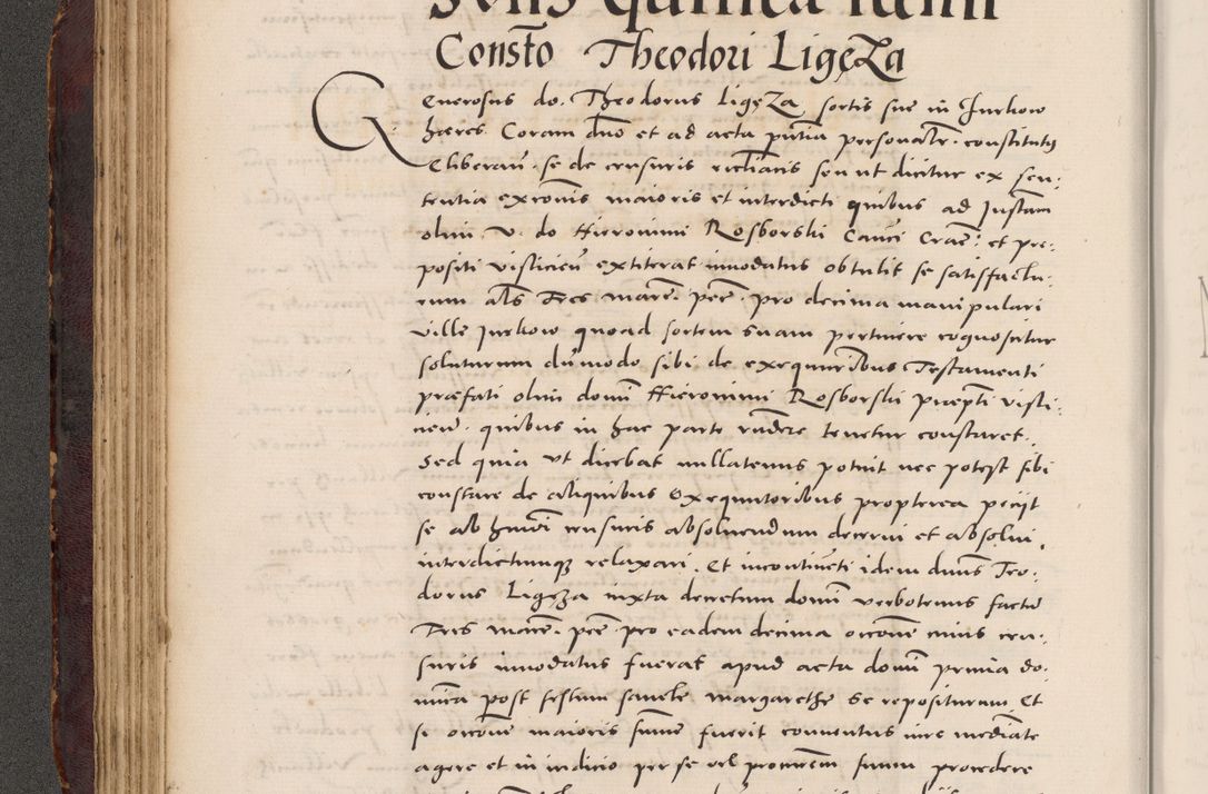 Zdjęcie nr 130 dla obiektu archiwalnego: Acta actorum causarum, sentenciarum tam diffinitivarum quam interloquutoriarum, decretorum, obligationum, quietationum et constitucionum procuratorum coram reverendo domino Bartholomeo Ganthkowski cancellario Gnesnensi, archidiacono et reverendissimi in Christo patris domini Andree Dei gratia episcopi Cracoviensis vicario in spiritualibus generali Cracoviensi ad annum Domini millesimum quingentesimum quingentesimum secundum, cuius indictio decima, pontificatus Julii pape tercii, annus tercius, foeliciter continuantur.