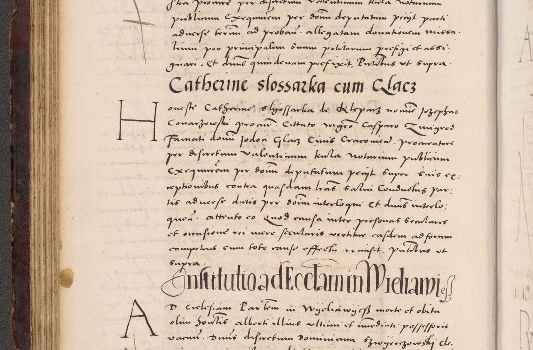 Zdjęcie nr 126 dla obiektu archiwalnego: Acta actorum causarum, sentenciarum tam diffinitivarum quam interloquutoriarum, decretorum, obligationum, quietationum et constitucionum procuratorum coram reverendo domino Bartholomeo Ganthkowski cancellario Gnesnensi, archidiacono et reverendissimi in Christo patris domini Andree Dei gratia episcopi Cracoviensis vicario in spiritualibus generali Cracoviensi ad annum Domini millesimum quingentesimum quingentesimum secundum, cuius indictio decima, pontificatus Julii pape tercii, annus tercius, foeliciter continuantur.