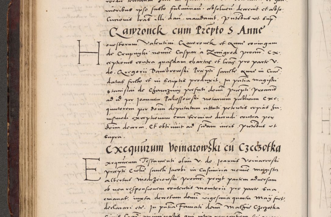 Zdjęcie nr 114 dla obiektu archiwalnego: Acta actorum causarum, sentenciarum tam diffinitivarum quam interloquutoriarum, decretorum, obligationum, quietationum et constitucionum procuratorum coram reverendo domino Bartholomeo Ganthkowski cancellario Gnesnensi, archidiacono et reverendissimi in Christo patris domini Andree Dei gratia episcopi Cracoviensis vicario in spiritualibus generali Cracoviensi ad annum Domini millesimum quingentesimum quingentesimum secundum, cuius indictio decima, pontificatus Julii pape tercii, annus tercius, foeliciter continuantur.