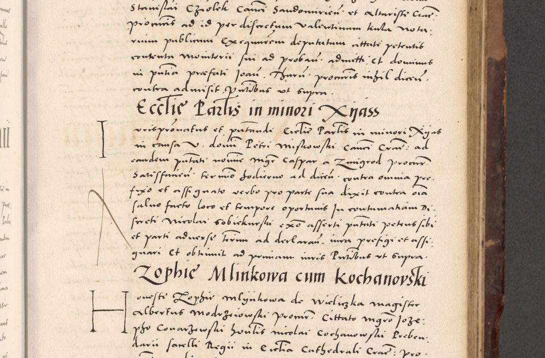 Zdjęcie nr 111 dla obiektu archiwalnego: Acta actorum causarum, sentenciarum tam diffinitivarum quam interloquutoriarum, decretorum, obligationum, quietationum et constitucionum procuratorum coram reverendo domino Bartholomeo Ganthkowski cancellario Gnesnensi, archidiacono et reverendissimi in Christo patris domini Andree Dei gratia episcopi Cracoviensis vicario in spiritualibus generali Cracoviensi ad annum Domini millesimum quingentesimum quingentesimum secundum, cuius indictio decima, pontificatus Julii pape tercii, annus tercius, foeliciter continuantur.