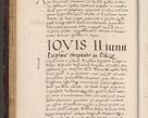 Zdjęcie nr 110 dla obiektu archiwalnego: Acta actorum causarum, sentenciarum tam diffinitivarum quam interloquutoriarum, decretorum, obligationum, quietationum et constitucionum procuratorum coram reverendo domino Bartholomeo Ganthkowski cancellario Gnesnensi, archidiacono et reverendissimi in Christo patris domini Andree Dei gratia episcopi Cracoviensis vicario in spiritualibus generali Cracoviensi ad annum Domini millesimum quingentesimum quingentesimum secundum, cuius indictio decima, pontificatus Julii pape tercii, annus tercius, foeliciter continuantur.