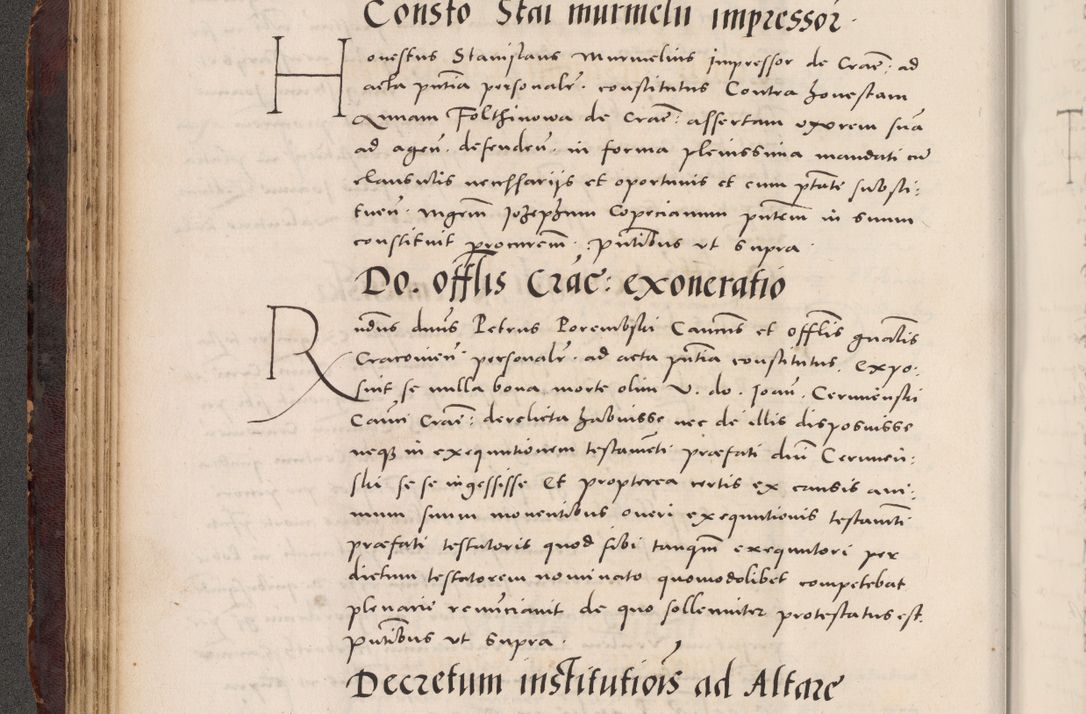 Zdjęcie nr 106 dla obiektu archiwalnego: Acta actorum causarum, sentenciarum tam diffinitivarum quam interloquutoriarum, decretorum, obligationum, quietationum et constitucionum procuratorum coram reverendo domino Bartholomeo Ganthkowski cancellario Gnesnensi, archidiacono et reverendissimi in Christo patris domini Andree Dei gratia episcopi Cracoviensis vicario in spiritualibus generali Cracoviensi ad annum Domini millesimum quingentesimum quingentesimum secundum, cuius indictio decima, pontificatus Julii pape tercii, annus tercius, foeliciter continuantur.