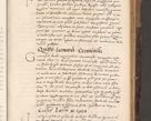 Zdjęcie nr 105 dla obiektu archiwalnego: Acta actorum causarum, sentenciarum tam diffinitivarum quam interloquutoriarum, decretorum, obligationum, quietationum et constitucionum procuratorum coram reverendo domino Bartholomeo Ganthkowski cancellario Gnesnensi, archidiacono et reverendissimi in Christo patris domini Andree Dei gratia episcopi Cracoviensis vicario in spiritualibus generali Cracoviensi ad annum Domini millesimum quingentesimum quingentesimum secundum, cuius indictio decima, pontificatus Julii pape tercii, annus tercius, foeliciter continuantur.