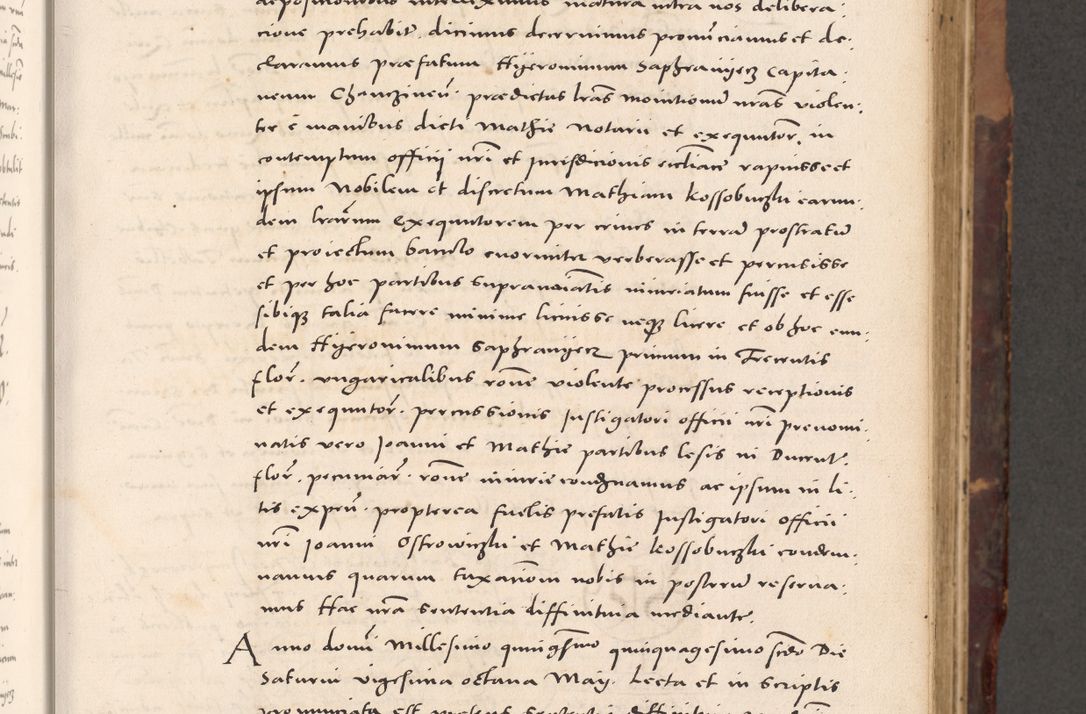 Zdjęcie nr 101 dla obiektu archiwalnego: Acta actorum causarum, sentenciarum tam diffinitivarum quam interloquutoriarum, decretorum, obligationum, quietationum et constitucionum procuratorum coram reverendo domino Bartholomeo Ganthkowski cancellario Gnesnensi, archidiacono et reverendissimi in Christo patris domini Andree Dei gratia episcopi Cracoviensis vicario in spiritualibus generali Cracoviensi ad annum Domini millesimum quingentesimum quingentesimum secundum, cuius indictio decima, pontificatus Julii pape tercii, annus tercius, foeliciter continuantur.