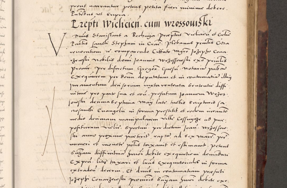 Zdjęcie nr 97 dla obiektu archiwalnego: Acta actorum causarum, sentenciarum tam diffinitivarum quam interloquutoriarum, decretorum, obligationum, quietationum et constitucionum procuratorum coram reverendo domino Bartholomeo Ganthkowski cancellario Gnesnensi, archidiacono et reverendissimi in Christo patris domini Andree Dei gratia episcopi Cracoviensis vicario in spiritualibus generali Cracoviensi ad annum Domini millesimum quingentesimum quingentesimum secundum, cuius indictio decima, pontificatus Julii pape tercii, annus tercius, foeliciter continuantur.