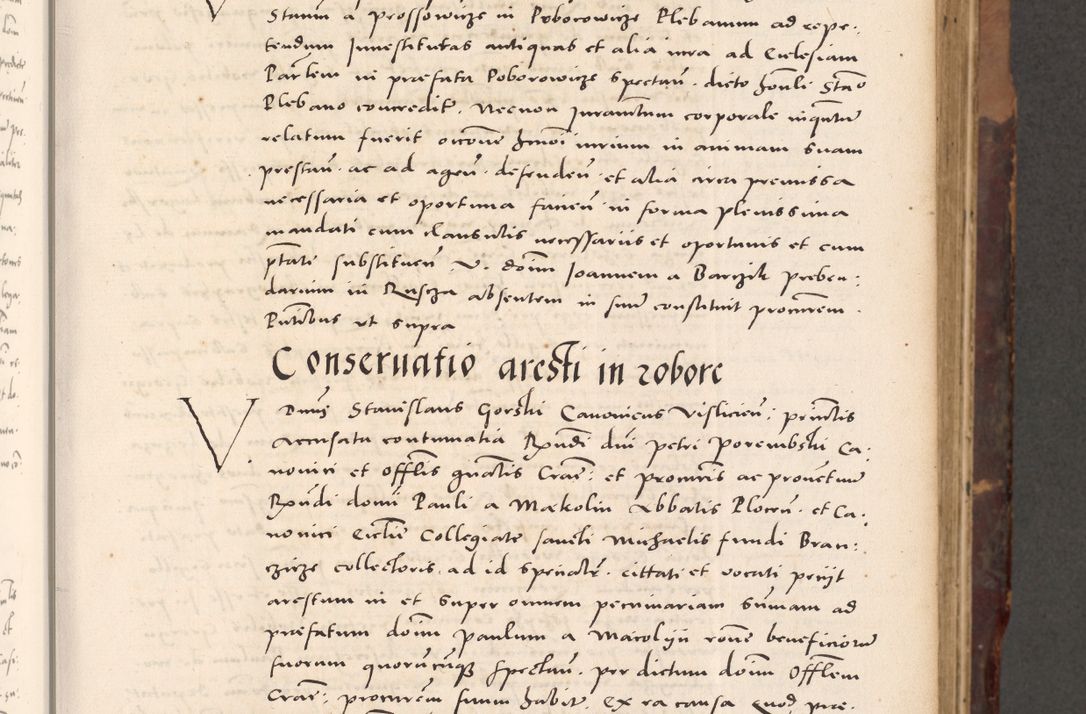 Zdjęcie nr 95 dla obiektu archiwalnego: Acta actorum causarum, sentenciarum tam diffinitivarum quam interloquutoriarum, decretorum, obligationum, quietationum et constitucionum procuratorum coram reverendo domino Bartholomeo Ganthkowski cancellario Gnesnensi, archidiacono et reverendissimi in Christo patris domini Andree Dei gratia episcopi Cracoviensis vicario in spiritualibus generali Cracoviensi ad annum Domini millesimum quingentesimum quingentesimum secundum, cuius indictio decima, pontificatus Julii pape tercii, annus tercius, foeliciter continuantur.