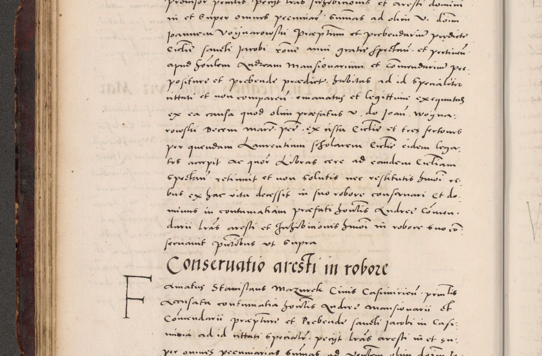 Zdjęcie nr 94 dla obiektu archiwalnego: Acta actorum causarum, sentenciarum tam diffinitivarum quam interloquutoriarum, decretorum, obligationum, quietationum et constitucionum procuratorum coram reverendo domino Bartholomeo Ganthkowski cancellario Gnesnensi, archidiacono et reverendissimi in Christo patris domini Andree Dei gratia episcopi Cracoviensis vicario in spiritualibus generali Cracoviensi ad annum Domini millesimum quingentesimum quingentesimum secundum, cuius indictio decima, pontificatus Julii pape tercii, annus tercius, foeliciter continuantur.