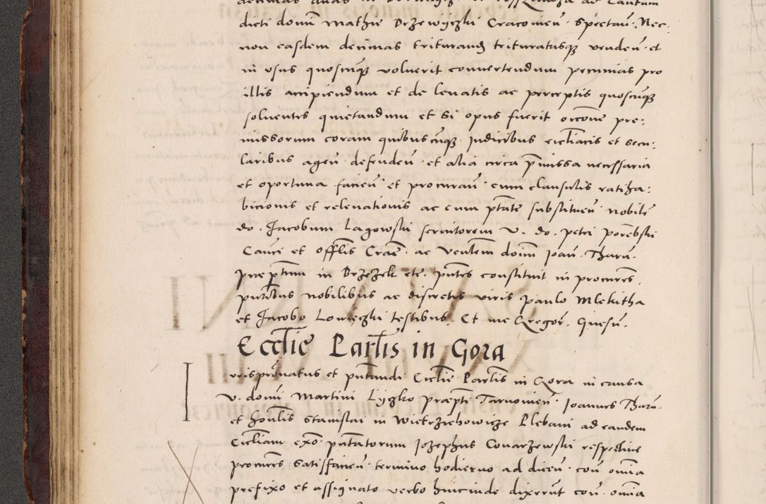 Zdjęcie nr 92 dla obiektu archiwalnego: Acta actorum causarum, sentenciarum tam diffinitivarum quam interloquutoriarum, decretorum, obligationum, quietationum et constitucionum procuratorum coram reverendo domino Bartholomeo Ganthkowski cancellario Gnesnensi, archidiacono et reverendissimi in Christo patris domini Andree Dei gratia episcopi Cracoviensis vicario in spiritualibus generali Cracoviensi ad annum Domini millesimum quingentesimum quingentesimum secundum, cuius indictio decima, pontificatus Julii pape tercii, annus tercius, foeliciter continuantur.