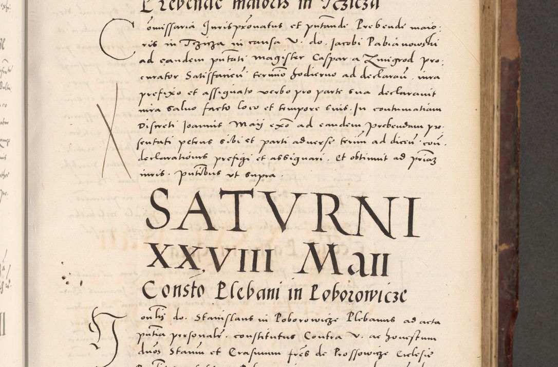 Zdjęcie nr 91 dla obiektu archiwalnego: Acta actorum causarum, sentenciarum tam diffinitivarum quam interloquutoriarum, decretorum, obligationum, quietationum et constitucionum procuratorum coram reverendo domino Bartholomeo Ganthkowski cancellario Gnesnensi, archidiacono et reverendissimi in Christo patris domini Andree Dei gratia episcopi Cracoviensis vicario in spiritualibus generali Cracoviensi ad annum Domini millesimum quingentesimum quingentesimum secundum, cuius indictio decima, pontificatus Julii pape tercii, annus tercius, foeliciter continuantur.