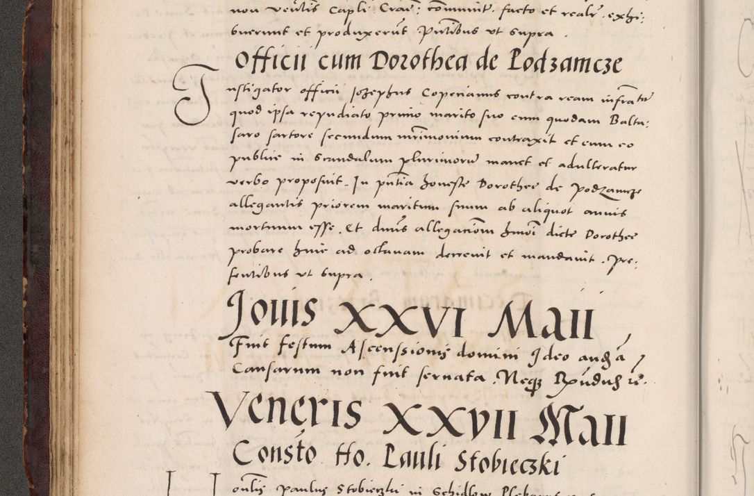 Zdjęcie nr 90 dla obiektu archiwalnego: Acta actorum causarum, sentenciarum tam diffinitivarum quam interloquutoriarum, decretorum, obligationum, quietationum et constitucionum procuratorum coram reverendo domino Bartholomeo Ganthkowski cancellario Gnesnensi, archidiacono et reverendissimi in Christo patris domini Andree Dei gratia episcopi Cracoviensis vicario in spiritualibus generali Cracoviensi ad annum Domini millesimum quingentesimum quingentesimum secundum, cuius indictio decima, pontificatus Julii pape tercii, annus tercius, foeliciter continuantur.