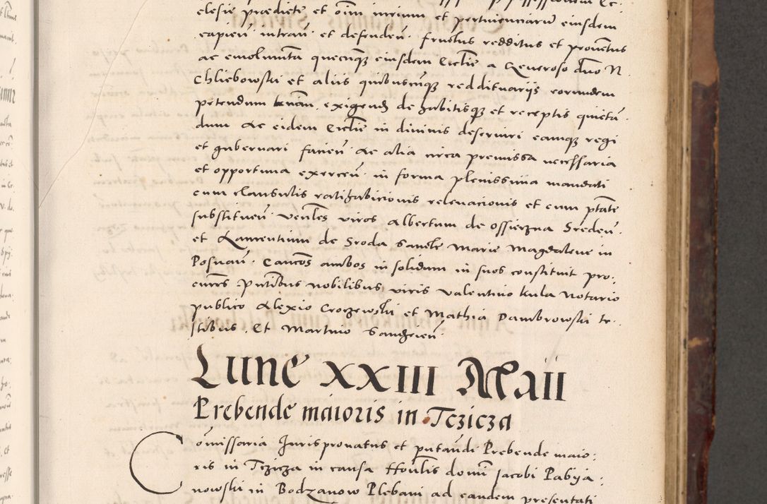 Zdjęcie nr 83 dla obiektu archiwalnego: Acta actorum causarum, sentenciarum tam diffinitivarum quam interloquutoriarum, decretorum, obligationum, quietationum et constitucionum procuratorum coram reverendo domino Bartholomeo Ganthkowski cancellario Gnesnensi, archidiacono et reverendissimi in Christo patris domini Andree Dei gratia episcopi Cracoviensis vicario in spiritualibus generali Cracoviensi ad annum Domini millesimum quingentesimum quingentesimum secundum, cuius indictio decima, pontificatus Julii pape tercii, annus tercius, foeliciter continuantur.