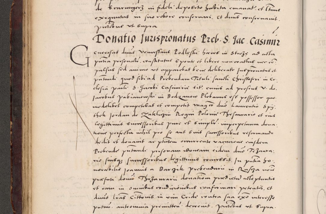 Zdjęcie nr 82 dla obiektu archiwalnego: Acta actorum causarum, sentenciarum tam diffinitivarum quam interloquutoriarum, decretorum, obligationum, quietationum et constitucionum procuratorum coram reverendo domino Bartholomeo Ganthkowski cancellario Gnesnensi, archidiacono et reverendissimi in Christo patris domini Andree Dei gratia episcopi Cracoviensis vicario in spiritualibus generali Cracoviensi ad annum Domini millesimum quingentesimum quingentesimum secundum, cuius indictio decima, pontificatus Julii pape tercii, annus tercius, foeliciter continuantur.